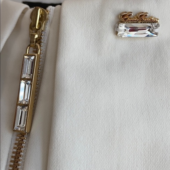 Swarovski Chrystal Zip-up Gizia Blazer Italy - Picture 2 of 8